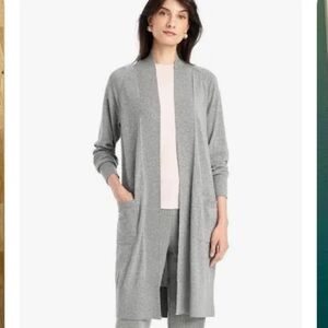 Gray Open Front Cardigan by A.New.Day